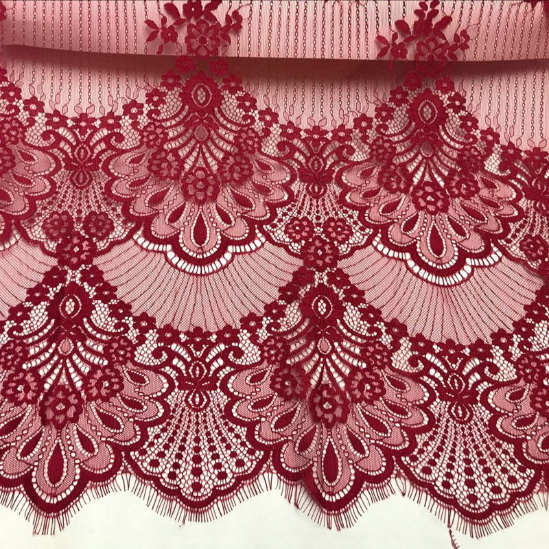 Lace Fabric Placement Floral Eyelash for Women's Wear Wholesale Suppli 28